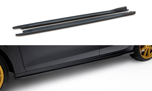 Side skirts diffusers v.2 skoda octavia rs liftback / combi mk4 facelift