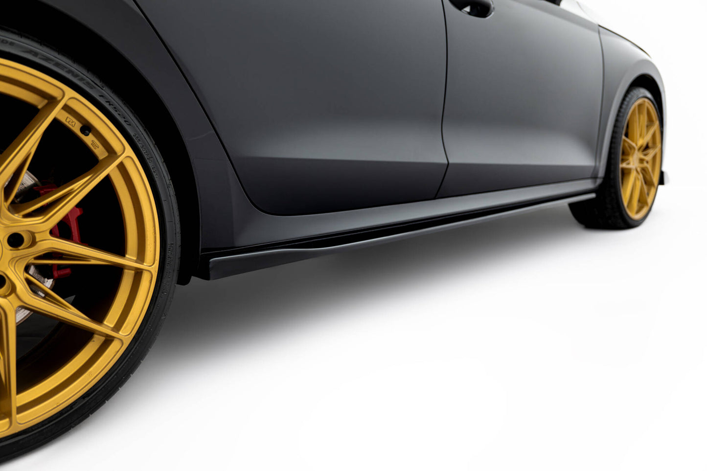 Side skirts diffusers v.2 skoda octavia rs liftback / combi mk4 facelift