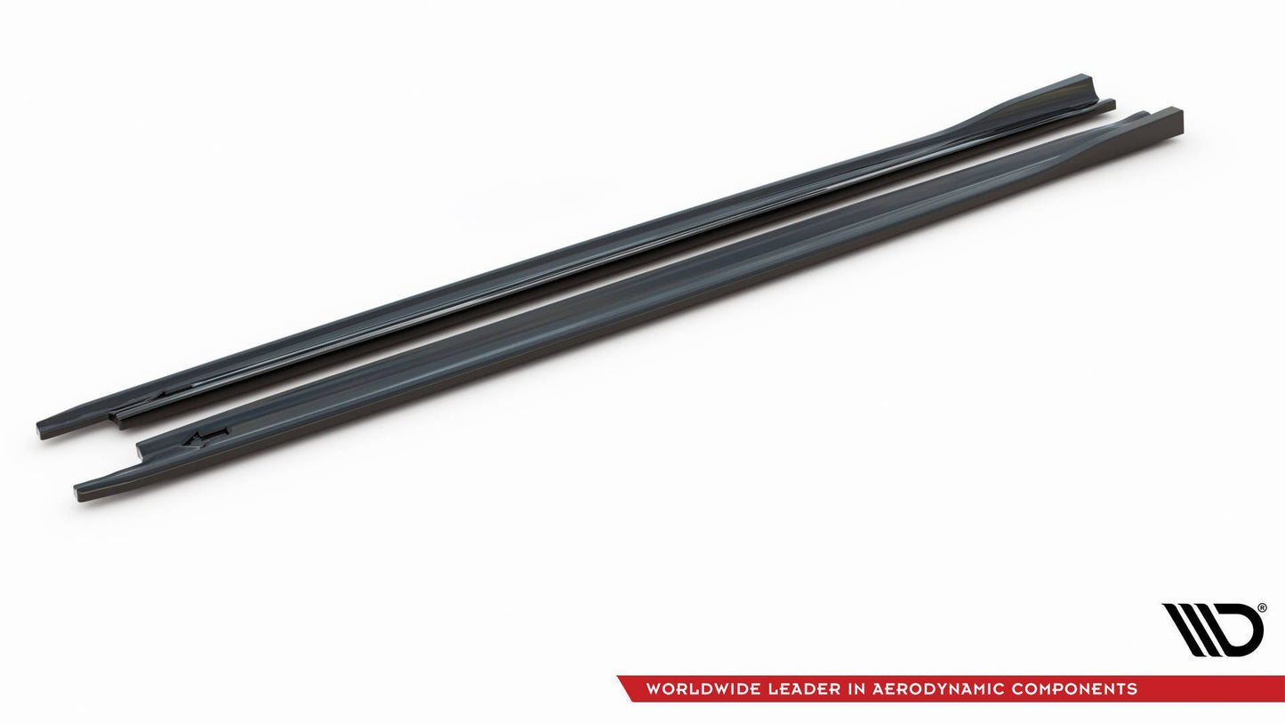 Side skirts diffusers v.2 skoda octavia rs liftback / combi mk4 facelift