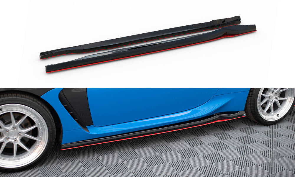 Side skirts diffusers v.2 toyota gr86 mk1