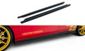 Side skirts diffusers v.2 volkswagen golf gti clubsport mk8 facelift