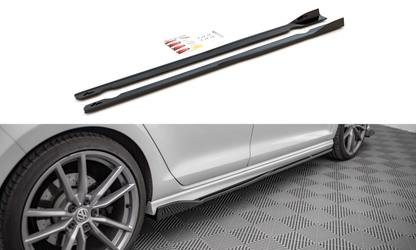Side skirts diffusers v.2 volkswagen golf r / r-line mk7