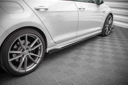 Side skirts diffusers v.2 volkswagen golf r / r-line mk7