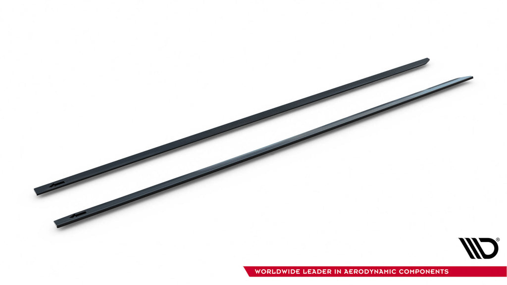 Side skirts diffusers v.2 volkswagen golf r / r-line mk7 facelift