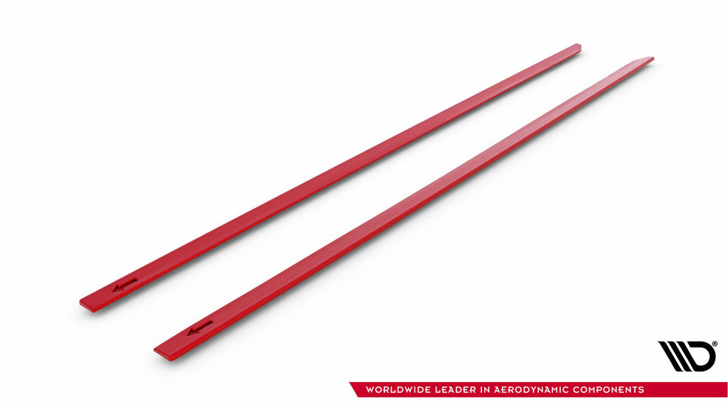 Side skirts diffusers v.2 volkswagen golf r / r-line mk7 facelift