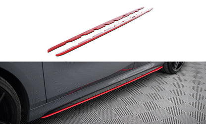 Side skirts diffusers v.2 for bmw 1 f40 m-pack/ m135i