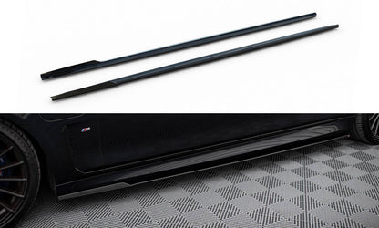 Side skirts diffusers v.2  for bmw 7 long m-pack g12