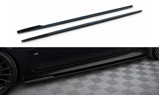 Side skirts diffusers v.2  for bmw 7 long m-pack g12