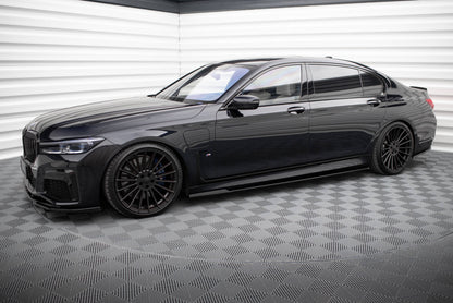 Side skirts diffusers v.2  for bmw 7 long m-pack g12