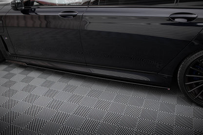 Side skirts diffusers v.2  for bmw 7 long m-pack g12