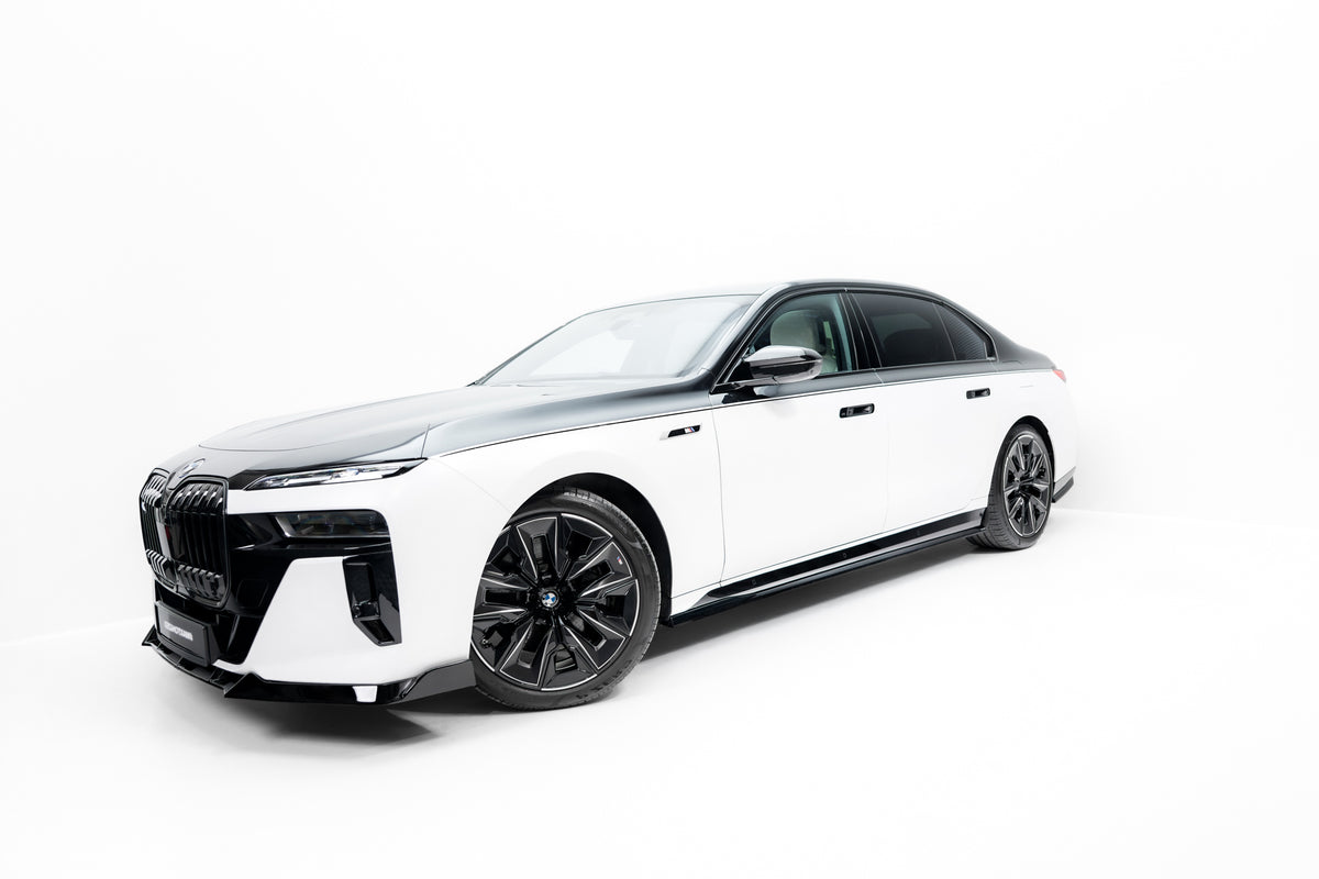 Side skirts diffusers v.2  suitable for bmw i7 e-drive50 m-pack / i7 x-drive60 m-pack / i7 m70 xdrive m-pack g70