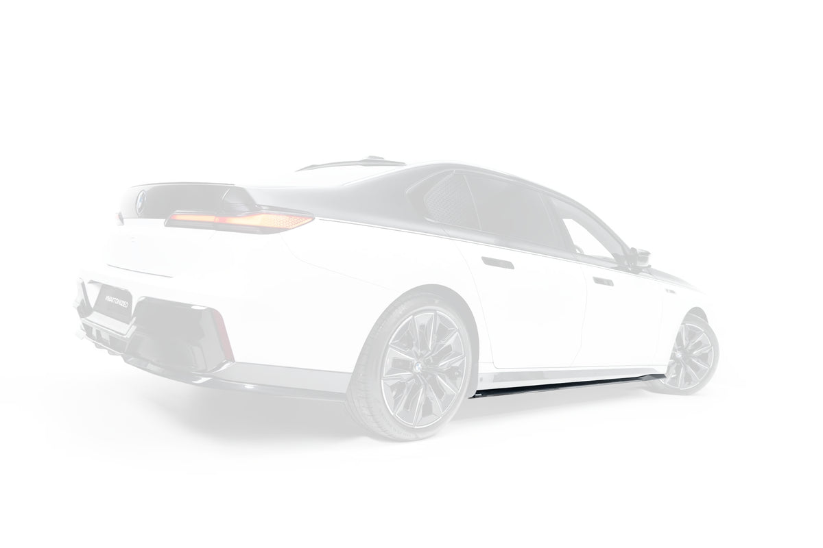 Side skirts diffusers v.2  suitable for bmw i7 e-drive50 m-pack / i7 x-drive60 m-pack / i7 m70 xdrive m-pack g70