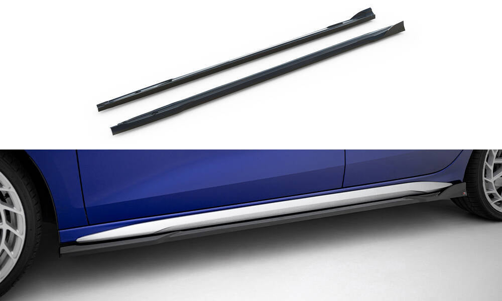 Side skirts diffusers v.3 audi a3 s-line sedan / s3 sedan 8y facelift