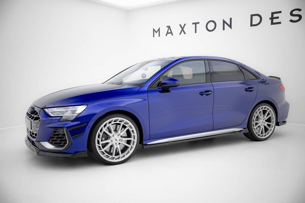 Side skirts diffusers v.3 audi a3 s-line sedan / s3 sedan 8y facelift