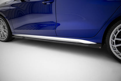 Side skirts diffusers v.3 audi a3 s-line sedan / s3 sedan 8y facelift