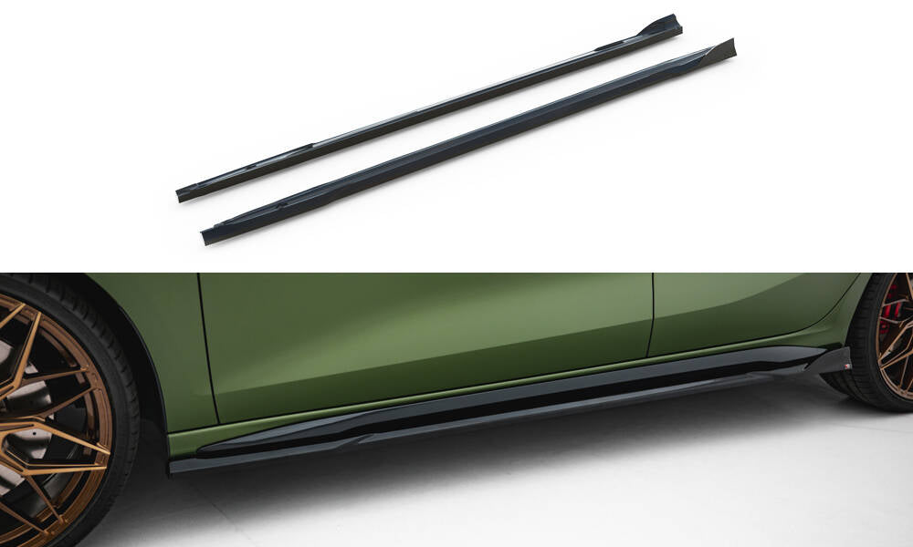Side skirts diffusers v.3 audi s3 sportback / a3 s-line sportback  8y facelift