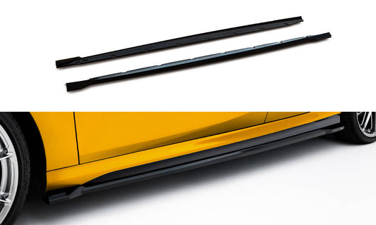 Side skirts diffusers v.3 bmw 1 m-pack f70