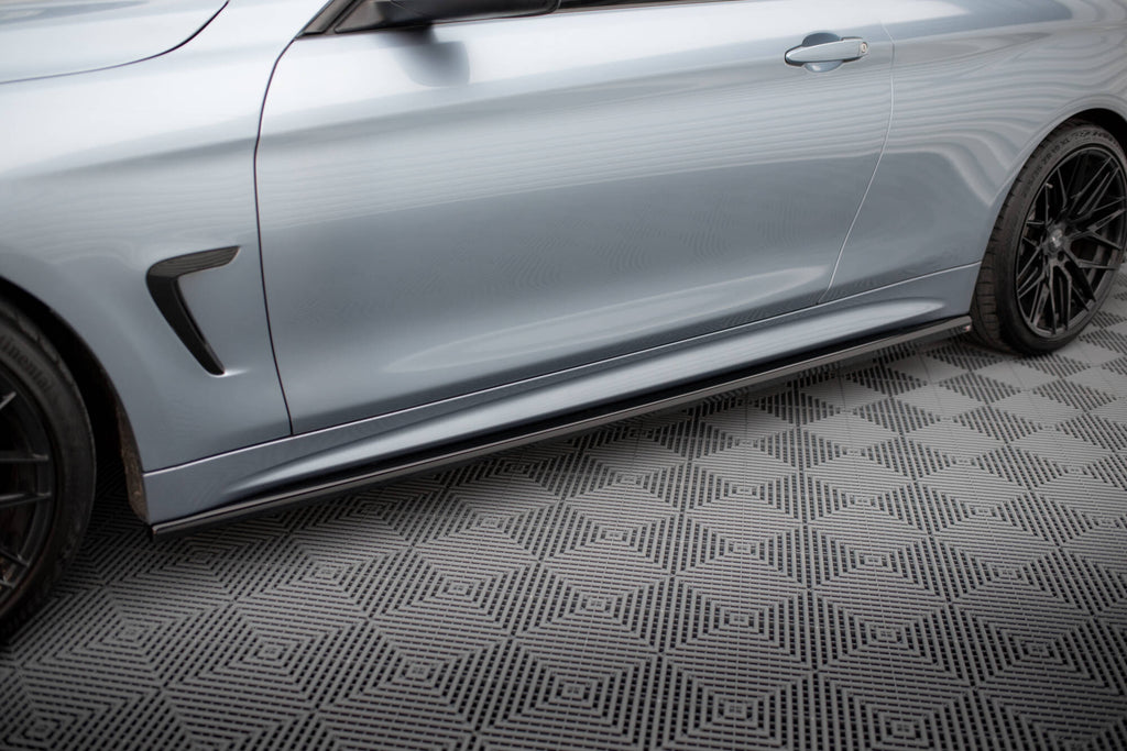 Sideskørter diffusorer v.3 bmw 4 coupé / gran coupé / cabrio m-pack f32 / f36 / f33