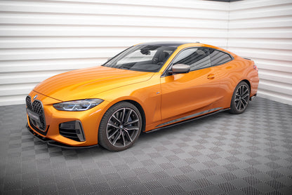 Side skirts diffusers v.3 bmw 4 m-pack / m440i g22 / g23 / g22 facelift / g23 facelift