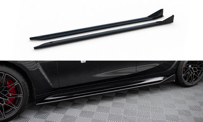 Side skirts diffusers v.3 csl look bmw m3 sedan / touring g80 / g81
