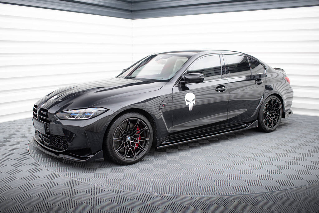 Side nederdele diffusorer v.3 CSL Look BMW M3 derefter / turnerer G80 / G81
