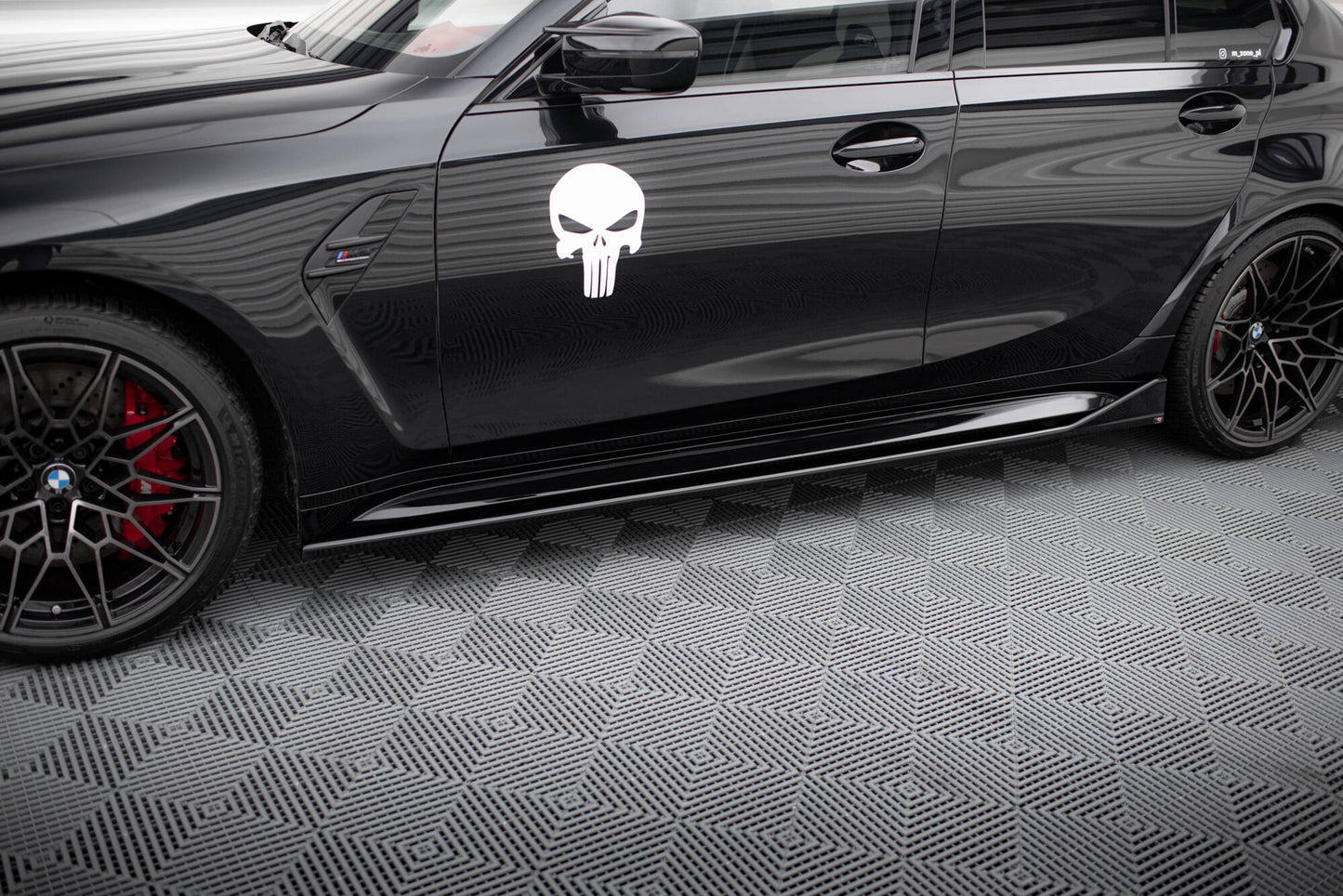 Side skirts diffusers v.3 csl look bmw m3 sedan / touring g80 / g81