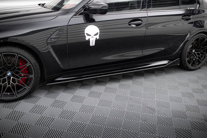 Side skirts diffusers v.3 csl look bmw m3 sedan / touring g80 / g81