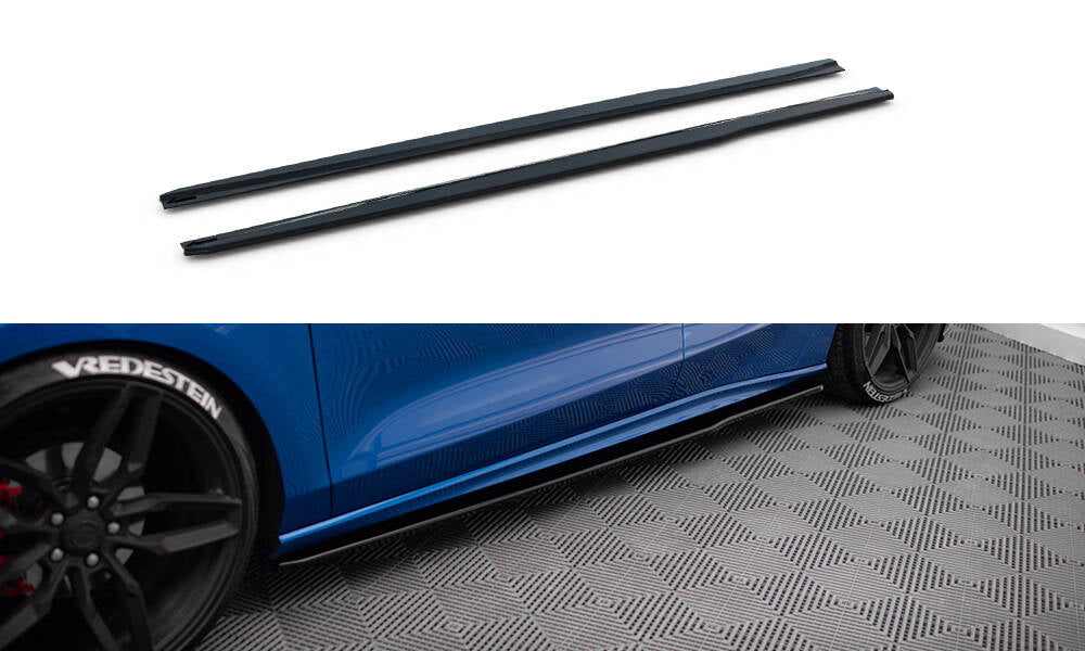 Side skirts diffusers v.3 ford focus st / st-line mk4