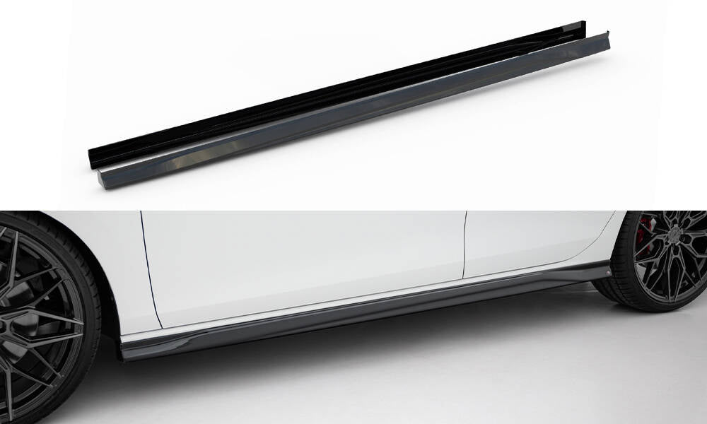 Side skirts diffusers v.3 volkswagen golf gti / gte / gti clubsport / gtd / r-line mk8