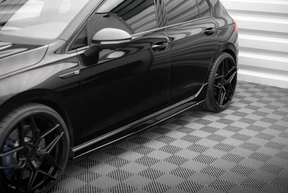 Side skirts diffusers v.3 volkswagen golf r mk8