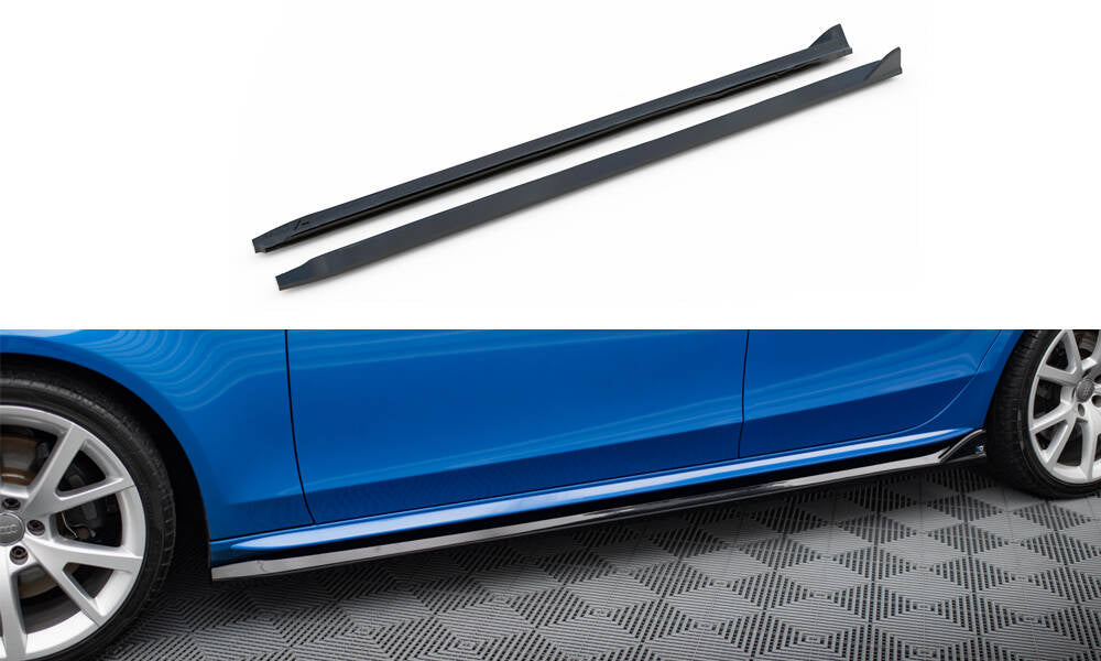 Side nederdele diffusorer v.4 Audi A4 / A4 S-line / S4 B8