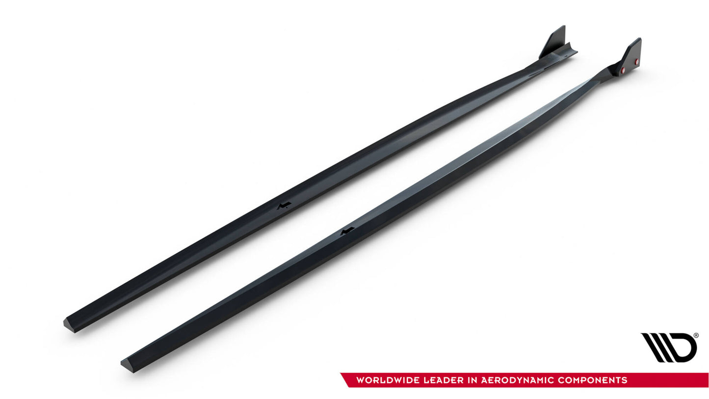 Side skirts diffusers v.4 + flaps bmw 1 m-pack / m140i f20 facelift