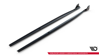 Side skirts diffusers v.4 + flaps bmw 1 m-pack / m140i f20 facelift