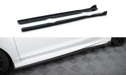 Side skirts diffusers v.4 + flaps ford fiesta st / st-line mk7