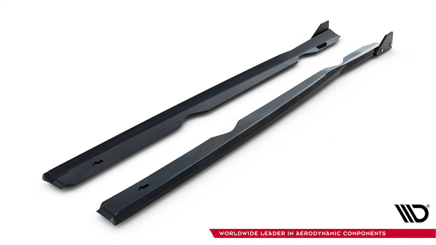 Side skirts diffusers v.4 + flaps ford fiesta st / st-line mk7