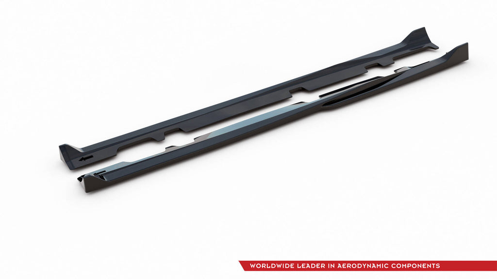 Side skirts diffusers v.4 ford fiesta mk8 st / st-line