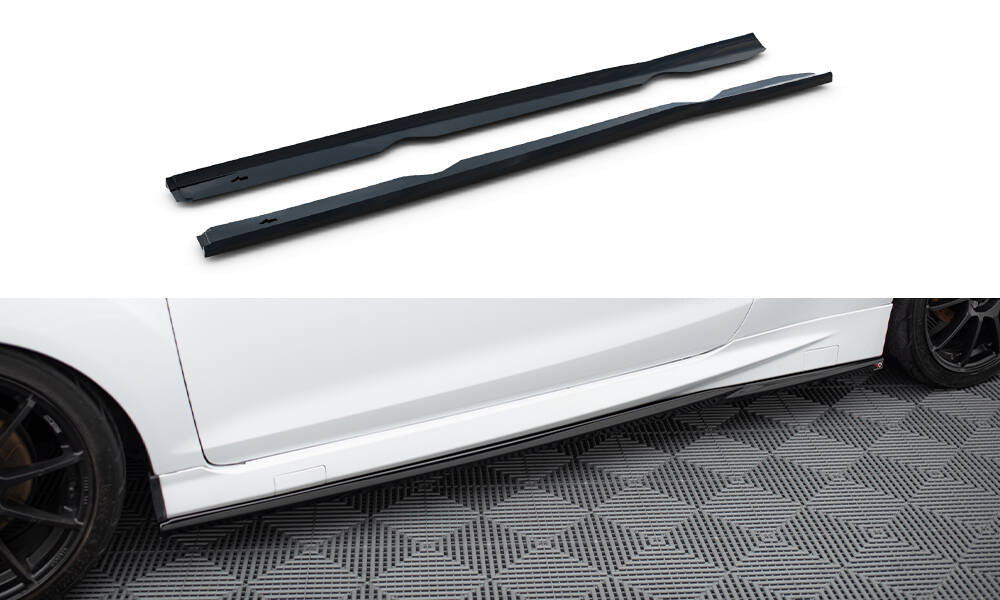 Side skirts diffusers v.4 ford fiesta st / st-line mk7