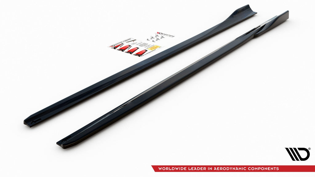 Side skirts diffusers v.4 ford focus st / st-line mk4