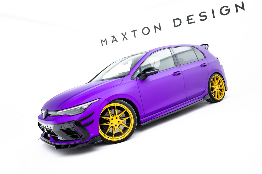 Sivuhelmat diffuusorit v.4 Volkswagen Golf R mk8 / mk8 facelift