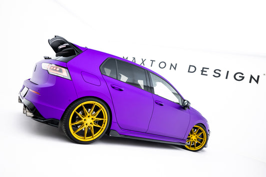 Side skirts diffusers v.4 volkswagen golf r  mk8 / mk8 facelift
