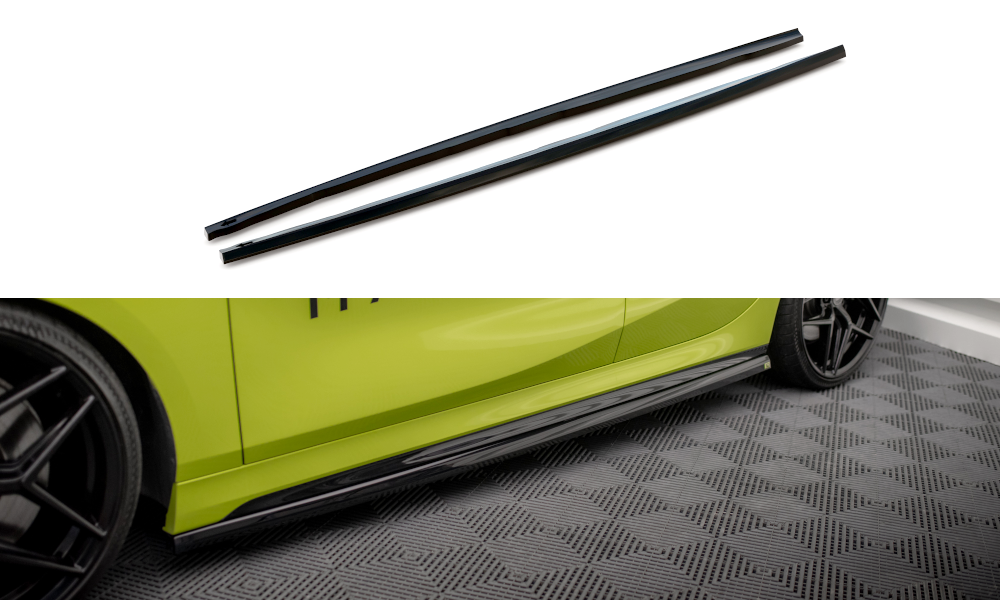 Side skirts diffusers v.4 for bmw 1 f40 m-pack/ m135i