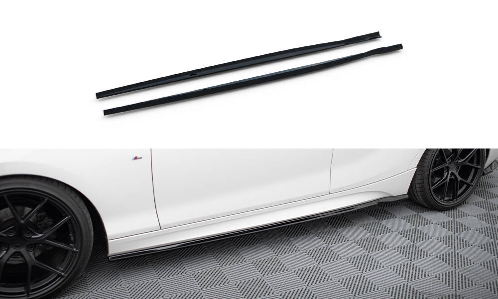 Side skirts diffusers v.5 bmw 1 m-pack / m140i f20 facelift