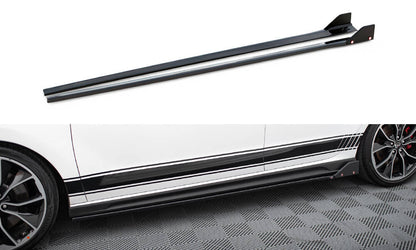 Side skirts diffusers v.5 + flaps hyundai i30 n mk3 / mk3 fl hatchback/fastback
