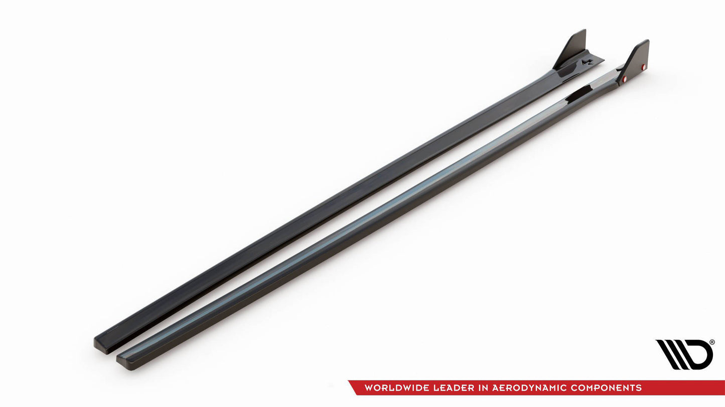 Side skirts diffusers v.5 + flaps hyundai i30 n mk3 / mk3 fl hatchback/fastback