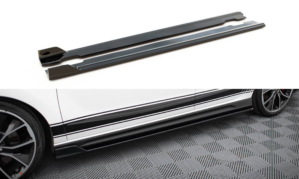 Side skirts diffusers v.5 hyundai i30 n mk3 / mk3 fl hatchback/ fastback