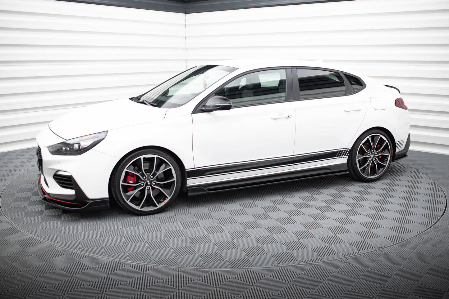 Side skirts diffusers v.5 hyundai i30 n mk3 / mk3 fl hatchback/ fastback