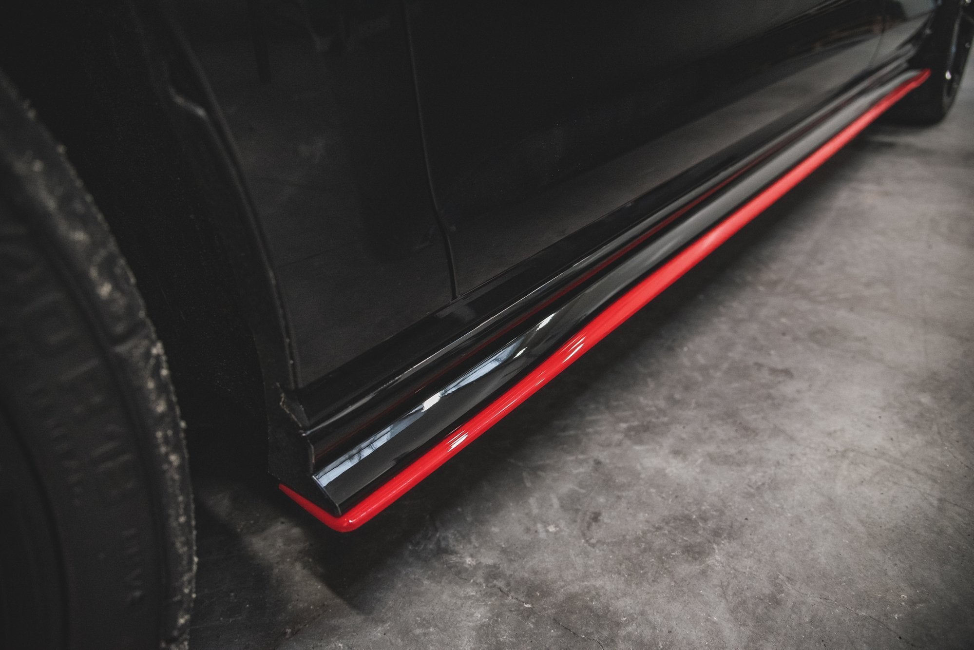 Side skirts diffusers vw golf 7 gti tcr
