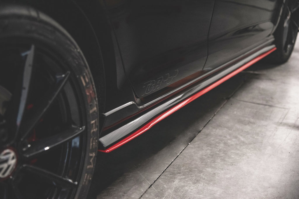 Side skirts diffusers vw golf 7 gti tcr