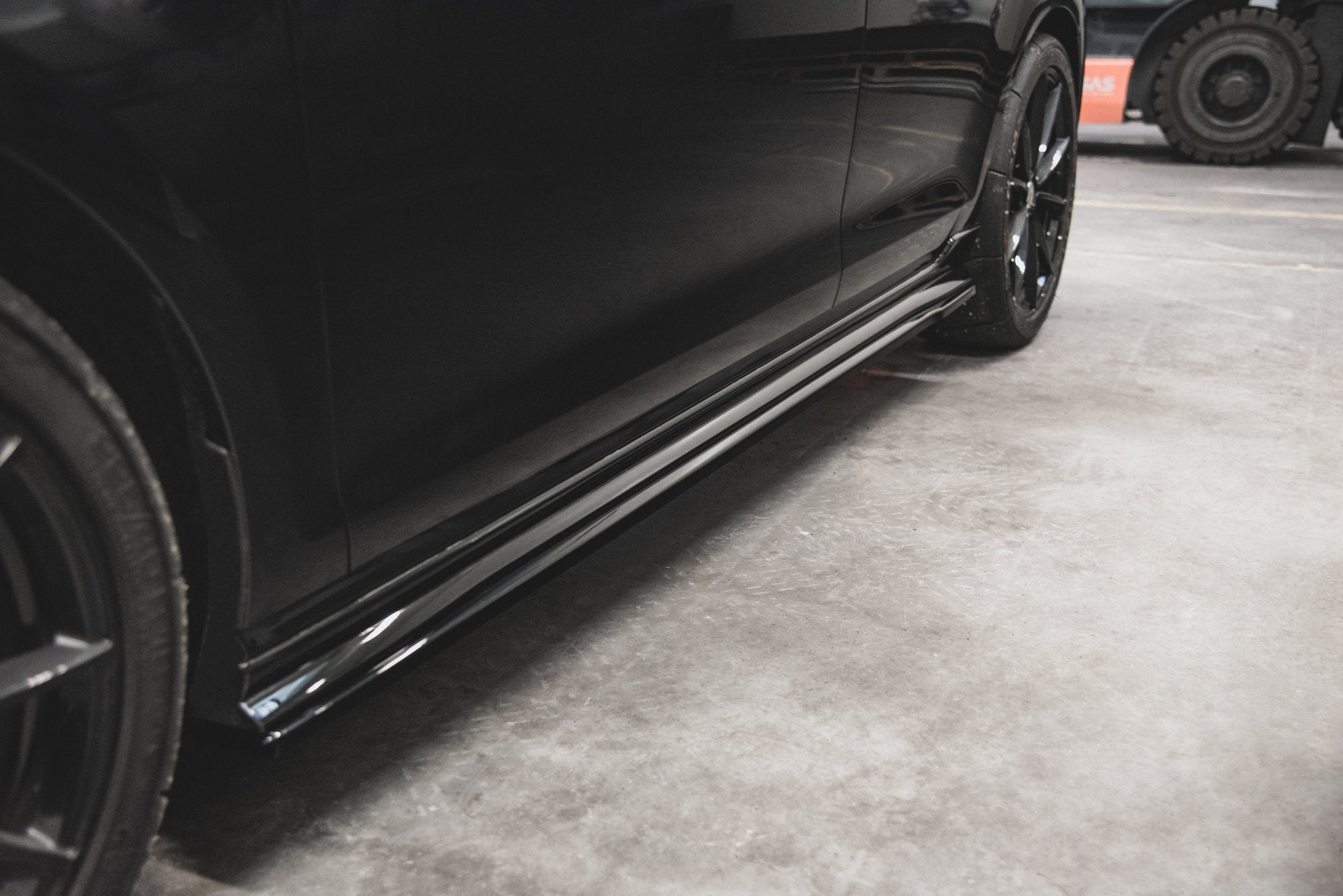 Side skirts diffusers vw golf 7 gti tcr