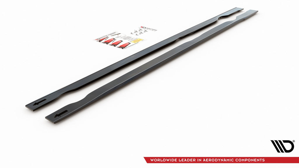 Side skirts diffusers vw golf 7 gti tcr